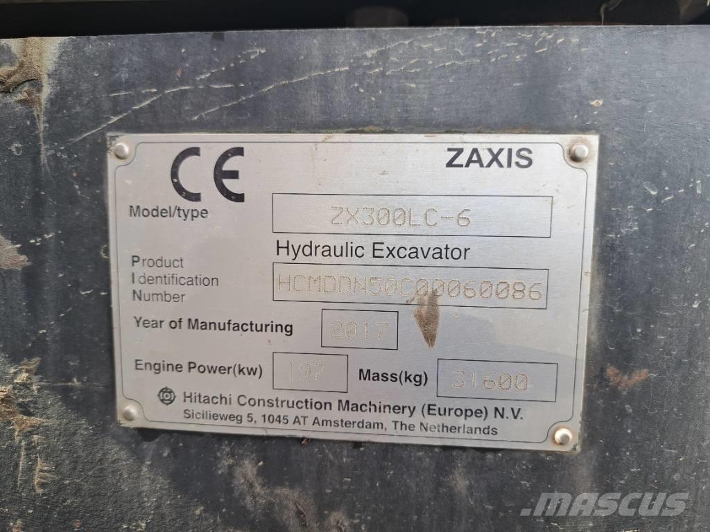 Hitachi ZX 300 LC-6 Beltegraver