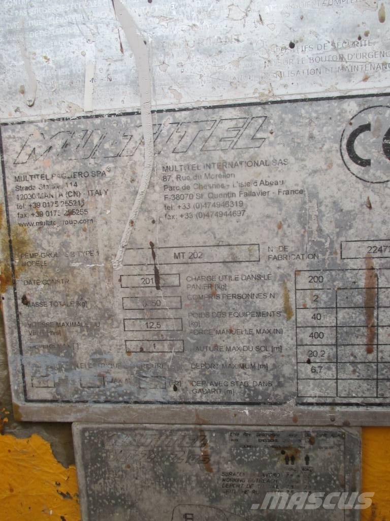 Multitel MT 202 Bilmontert lift