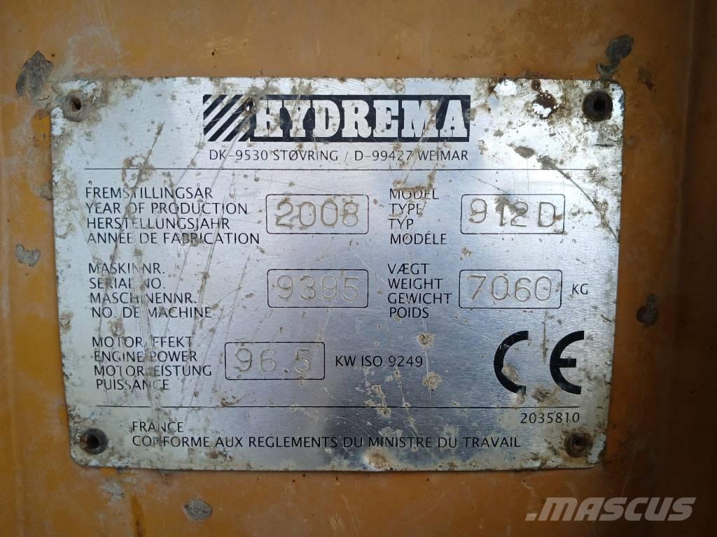 Hydrema 912 D, Dumper Rammestyrte Dumpere