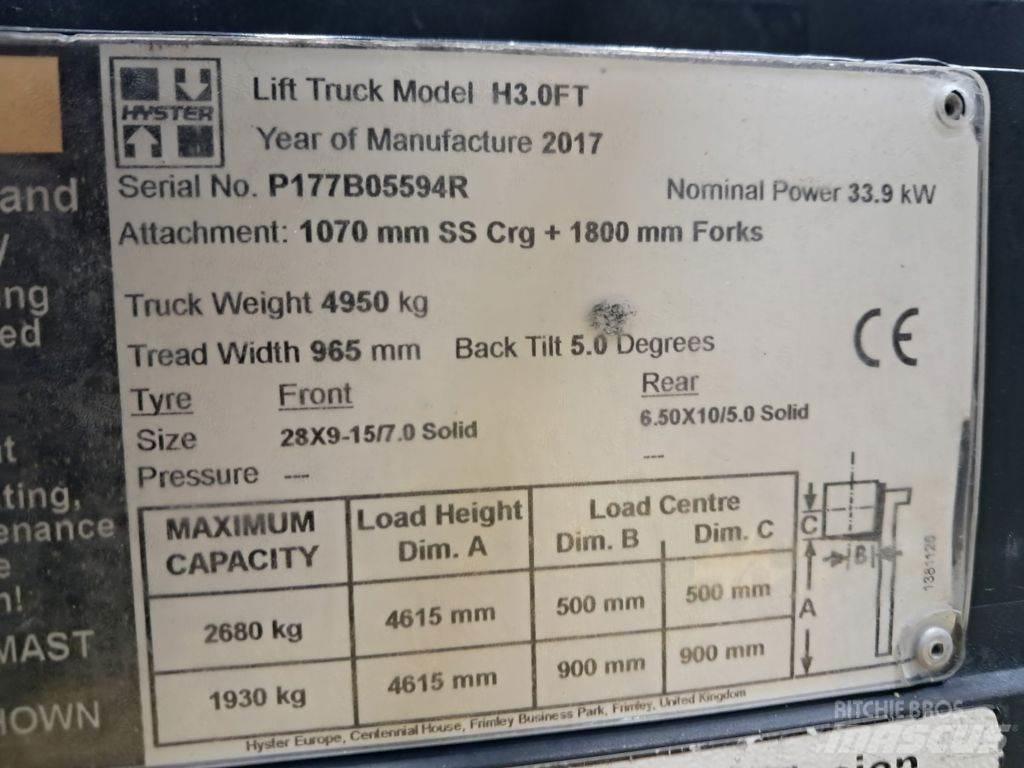 Hyster H3.0FT Elektriske trucker