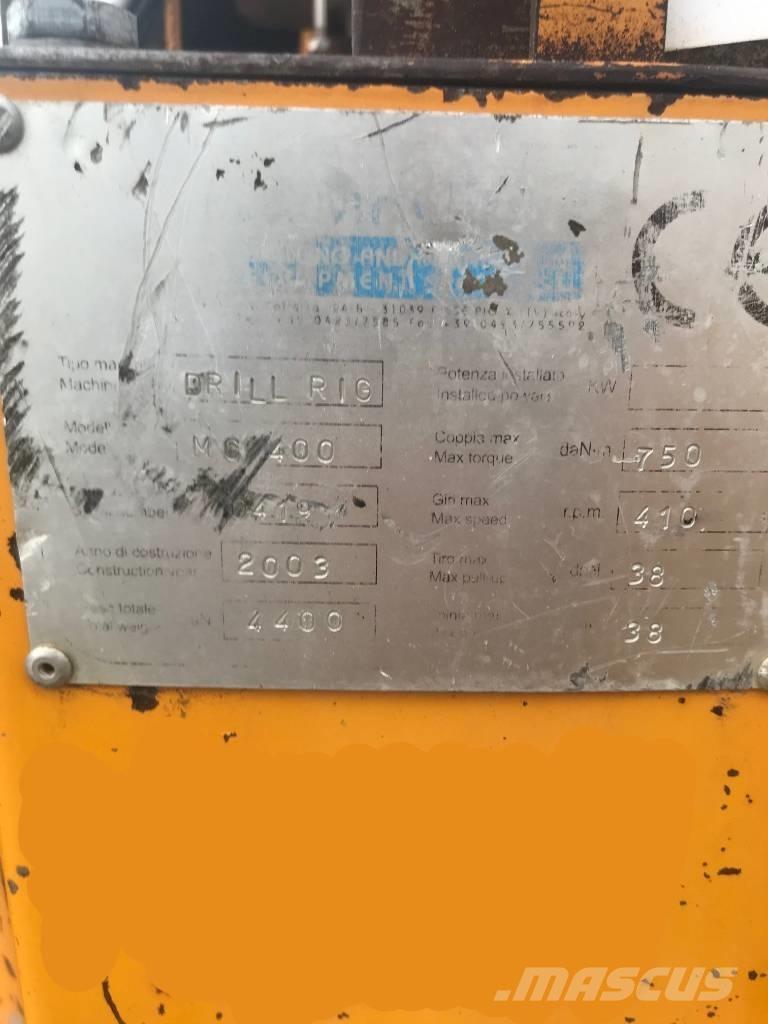 Comacchio MC 400 Gruve utstyr