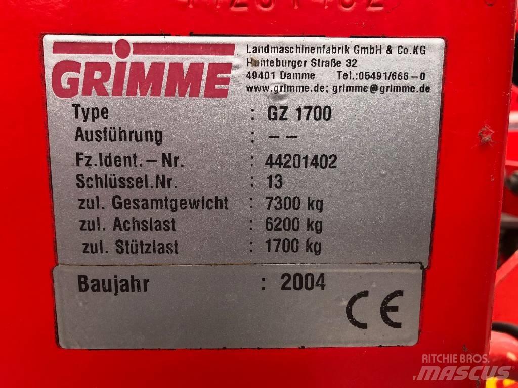 Grimme GZ 1700 Potetopptakere