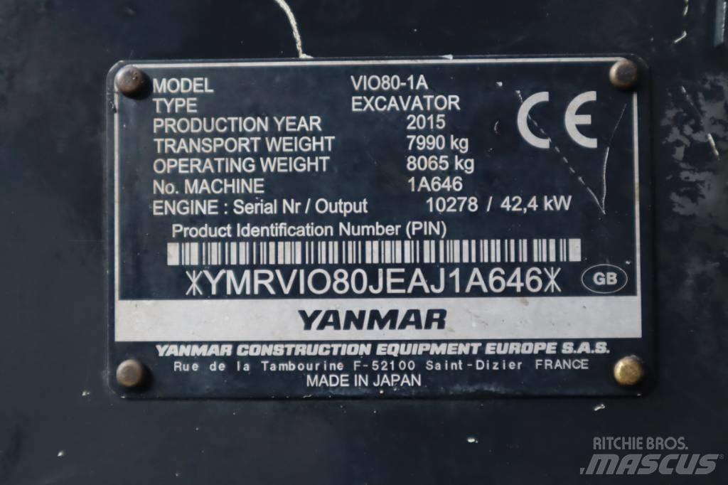 Yanmar VIO80-1A Midigravere 7 - 12t