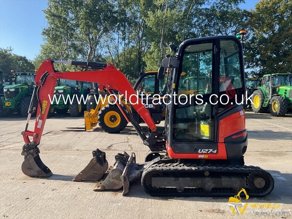 Kubota U 27-4 Minigravere <7t