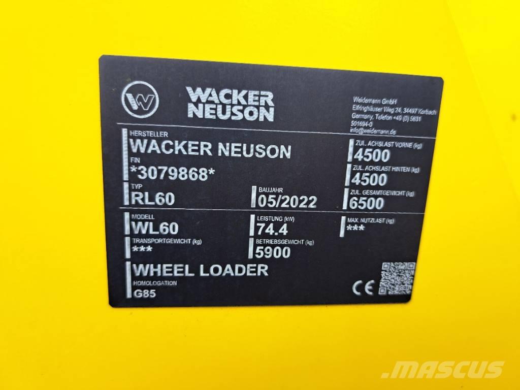 Wacker Neuson WL60 Hjullastere