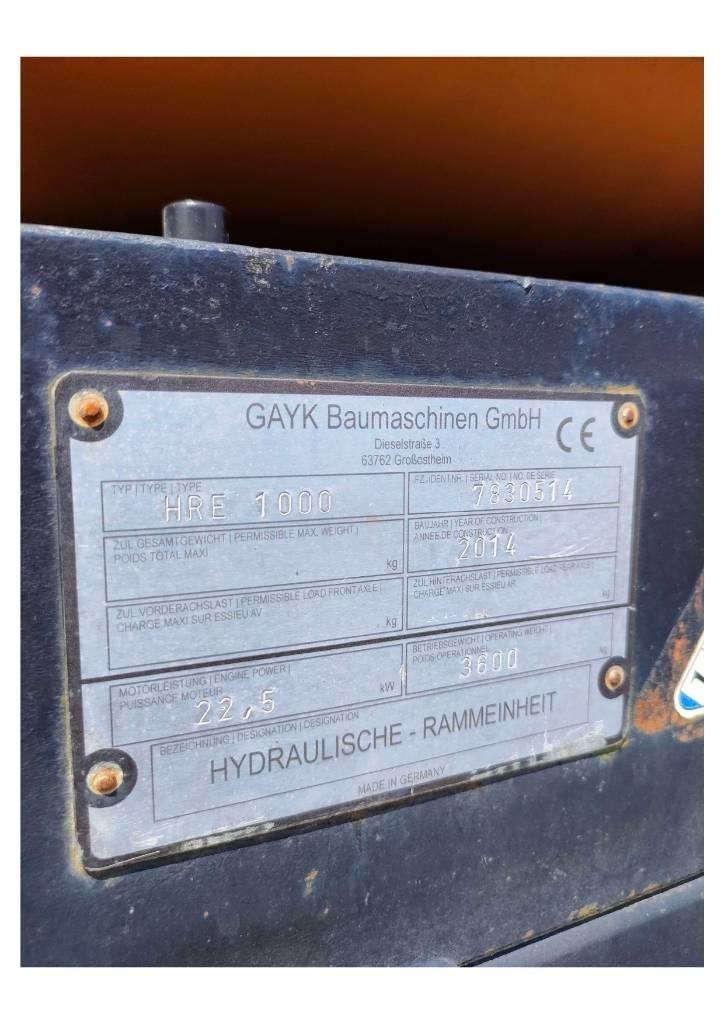  GAYK HRE1000 Fundamenterings rigger