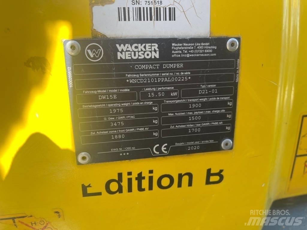 Wacker Neuson DW15e Mini dumpere