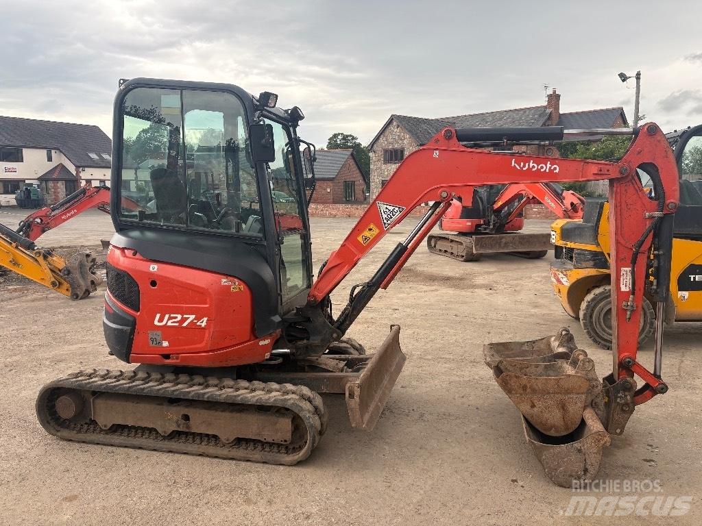 Kubota U 27-4 Minigravere <7t