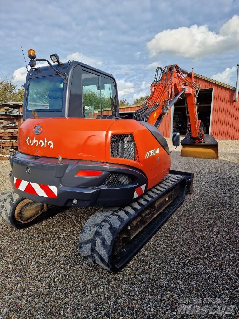 Kubota KX080-4 Minigravere <7t