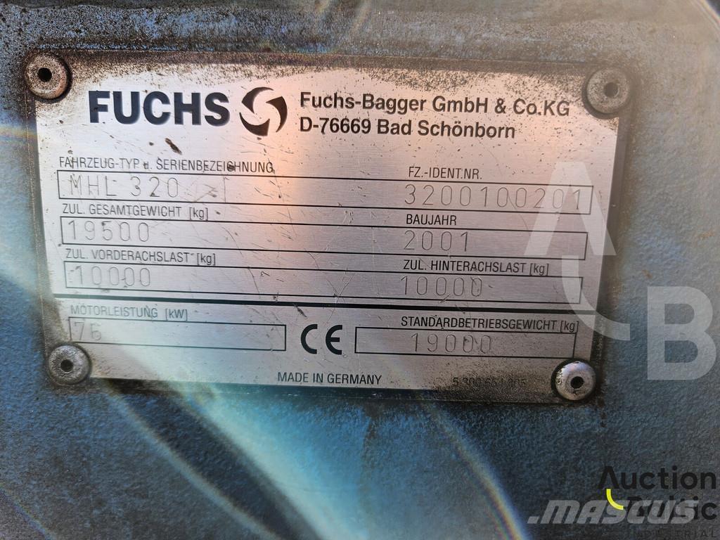 Fuchs MHL 320 Hjulgravere