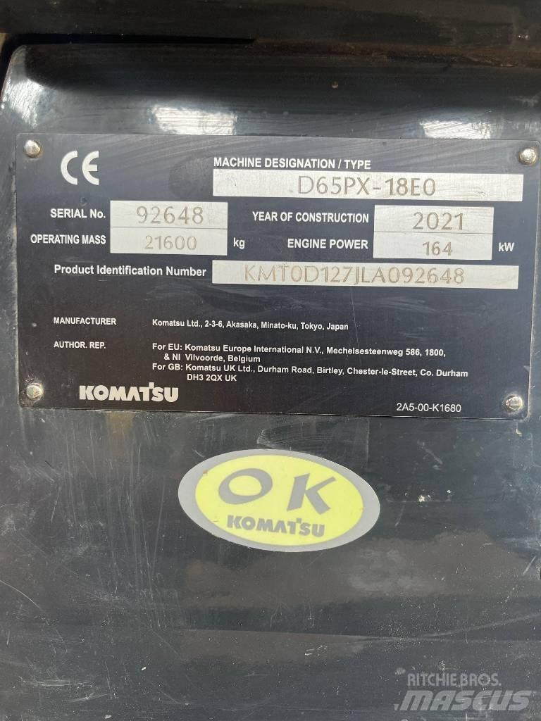 Komatsu D65PX-18E0 Dozere Beltegående