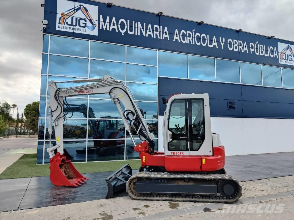 Takeuchi TB 80 FR Midigravere 7 - 12t