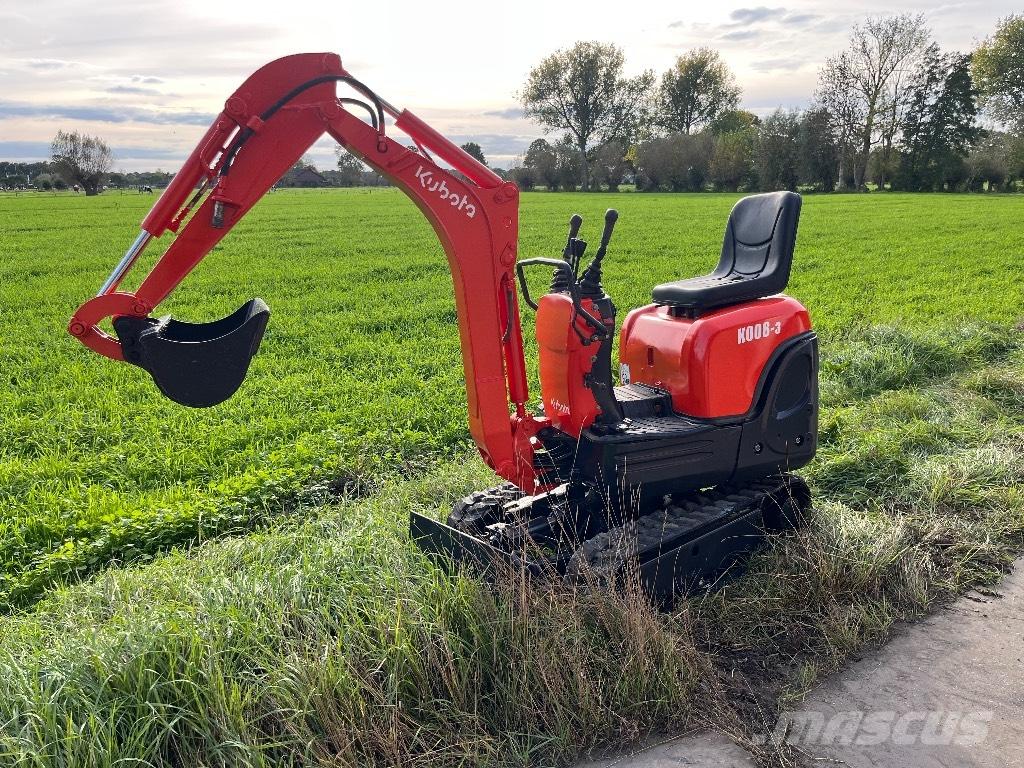 Kubota K 008-3 Minigravere <7t