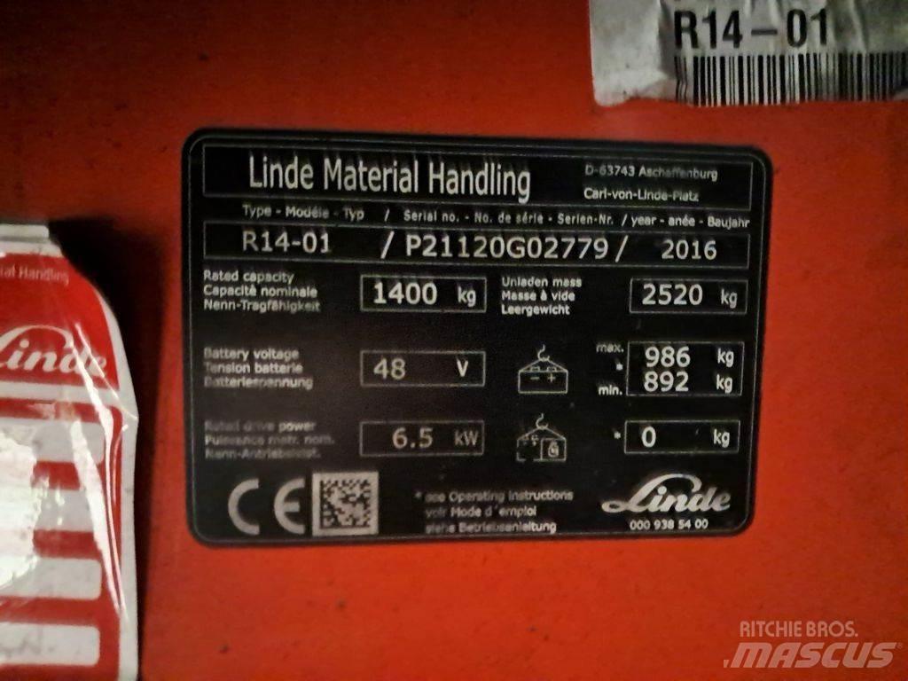 Linde R14-01 Skyvemasttruck