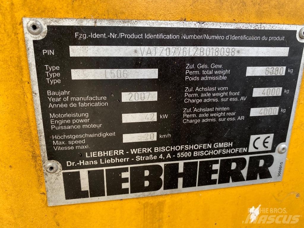 Liebherr 506 Stereo Hjullastere