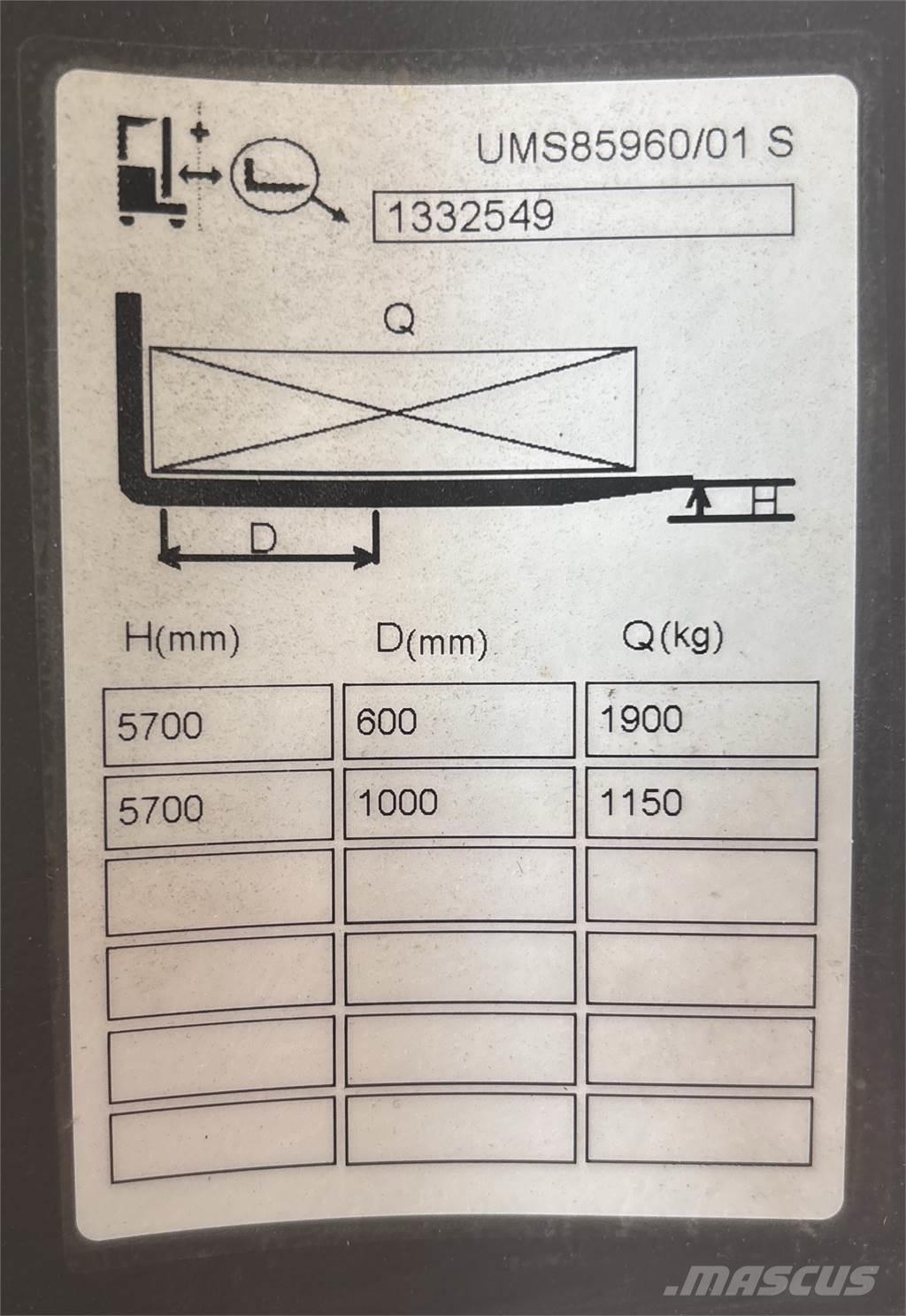 Atlet UMS200 Skyvemasttruck