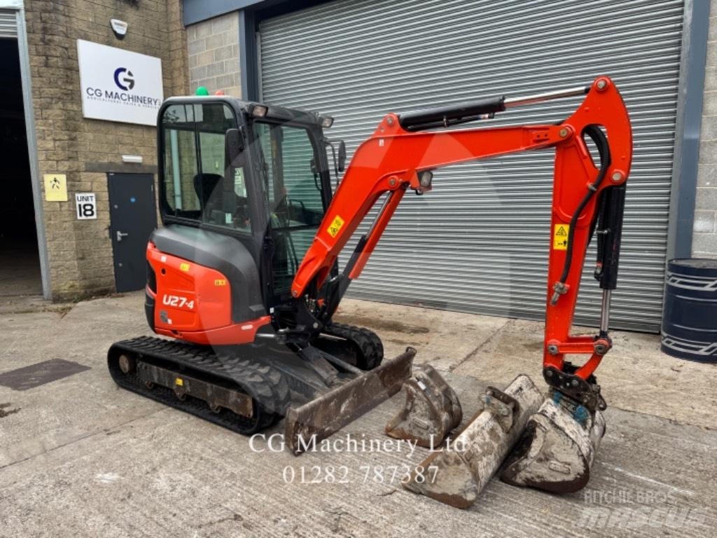 Kubota U 27-4 Minigravere <7t