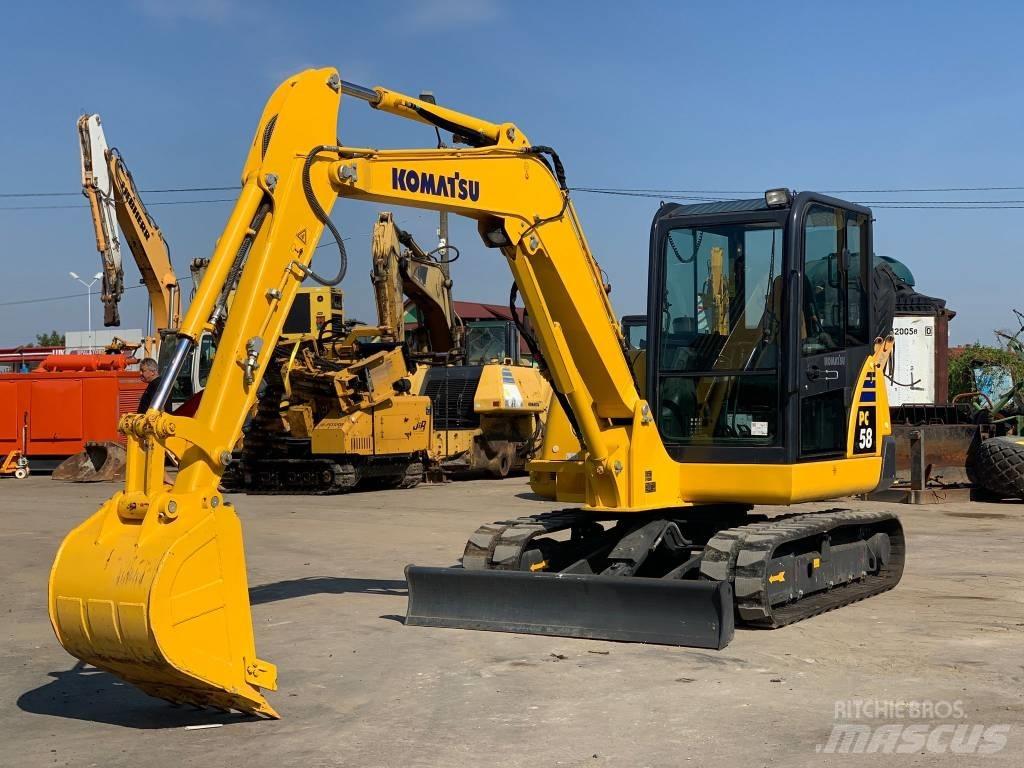 Komatsu PC58-8 Minigravere <7t