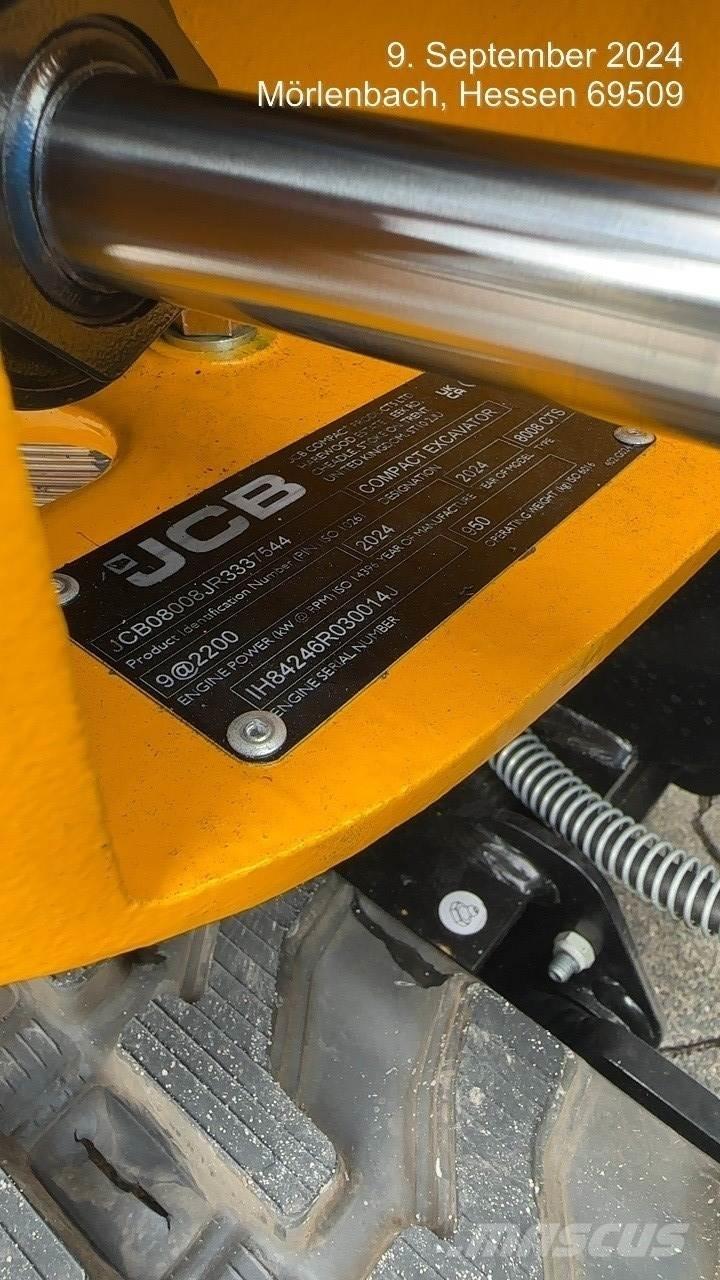 JCB 8008CTS Minigravere <7t