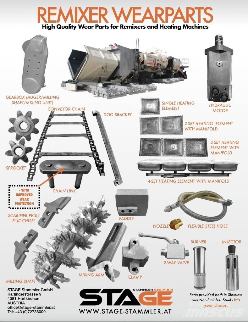 Wirtgen RX4500 Tilbehør til asfaltmaskiner