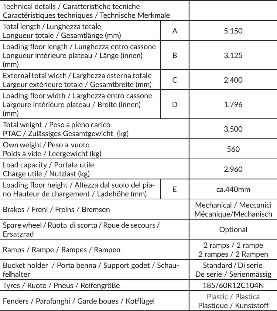 CLM ALUMINIUM FLY 35 Personbilhenger