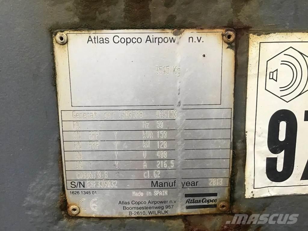 Atlas Copco QAS 150 Andre Generatorer