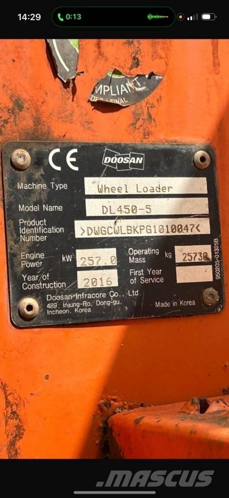 Doosan DL 450-5 Hjullastere