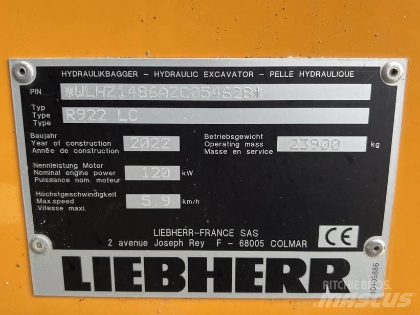 Liebherr R922 LC Beltegraver