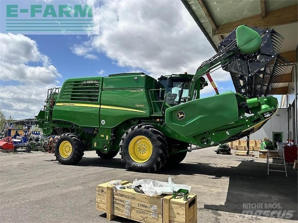 John Deere t670 hm Skurtreskere