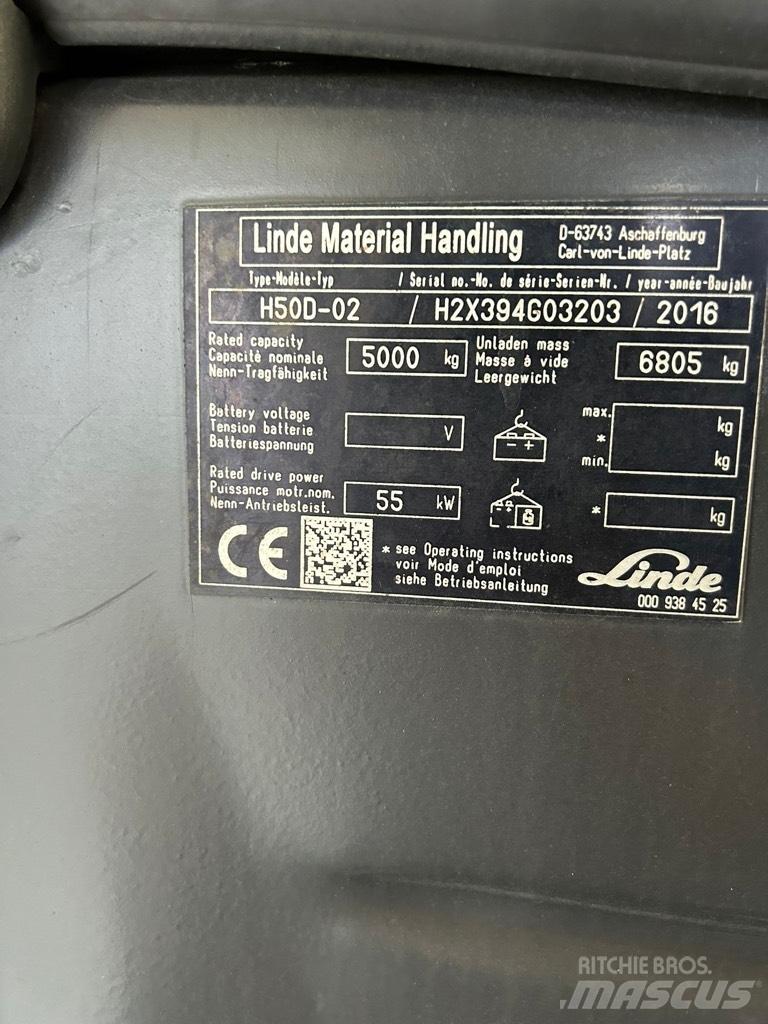 Linde H50D-02 EVO Diesel Trucker