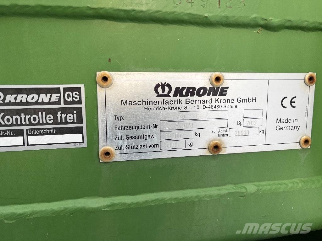 Krone ZX 450 GL Selvlastende vogner