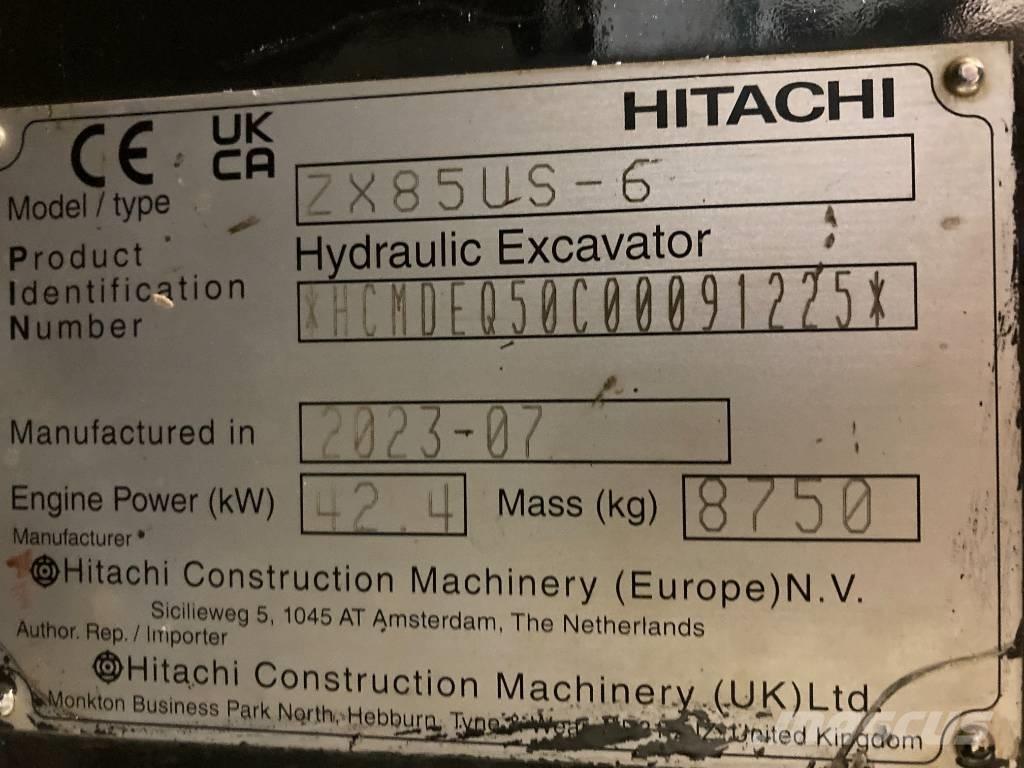 Hitachi ZX 85 US-6 Midigravere 7 - 12t