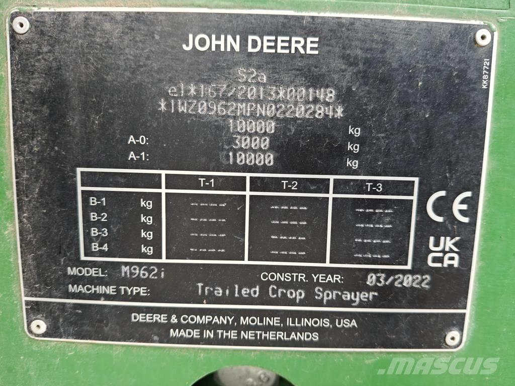 John Deere M 962 i Slepesprøyter
