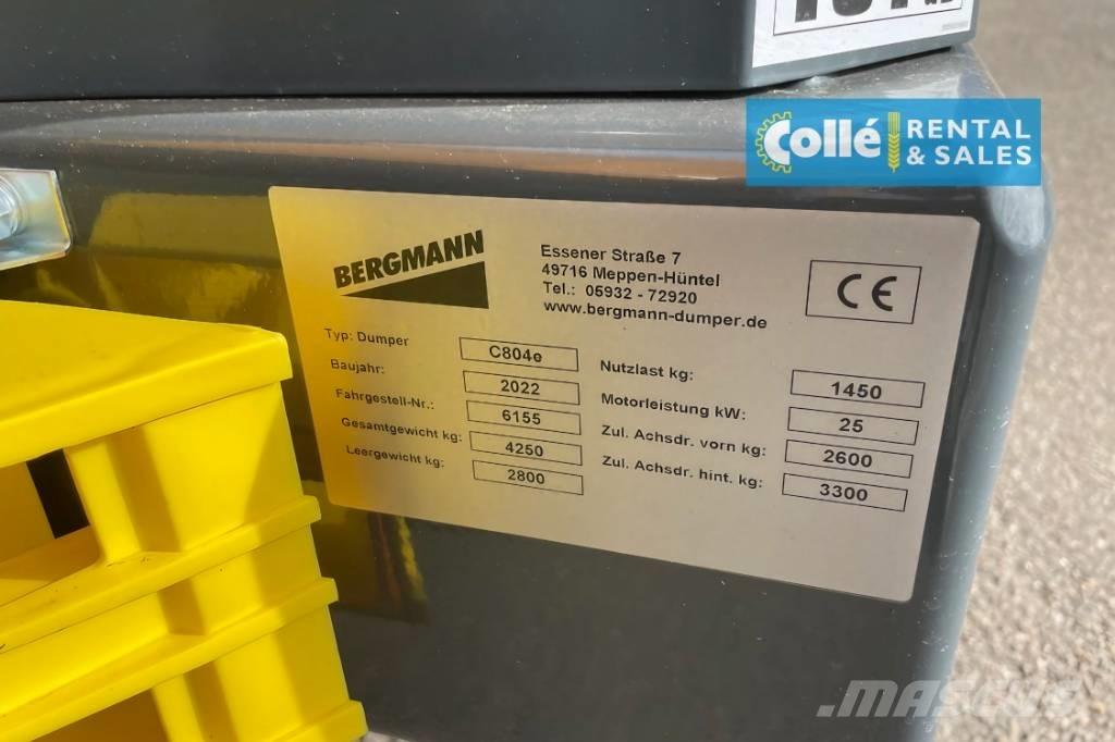 Bergmann C804e | 2022 Mini dumpere
