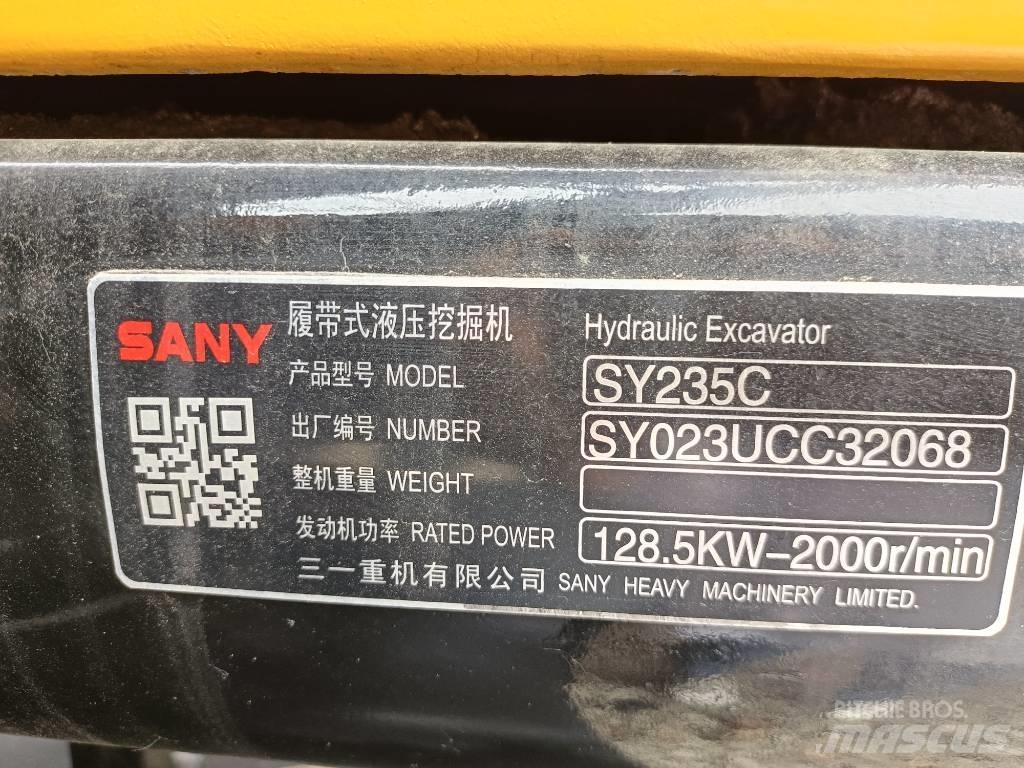 Sany SY235 Beltegraver