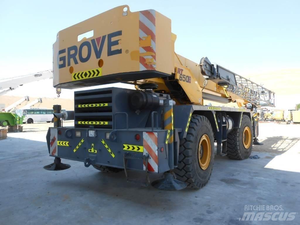 Grove RT 650 E Røff terreng kraner