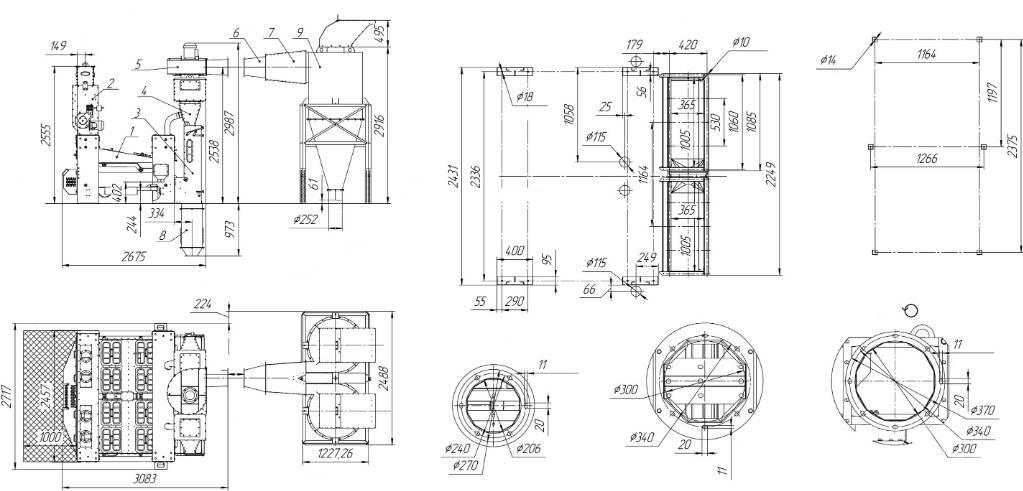  EL GRAIN SVR-30/2 Maskiner for rensing av korn og frø