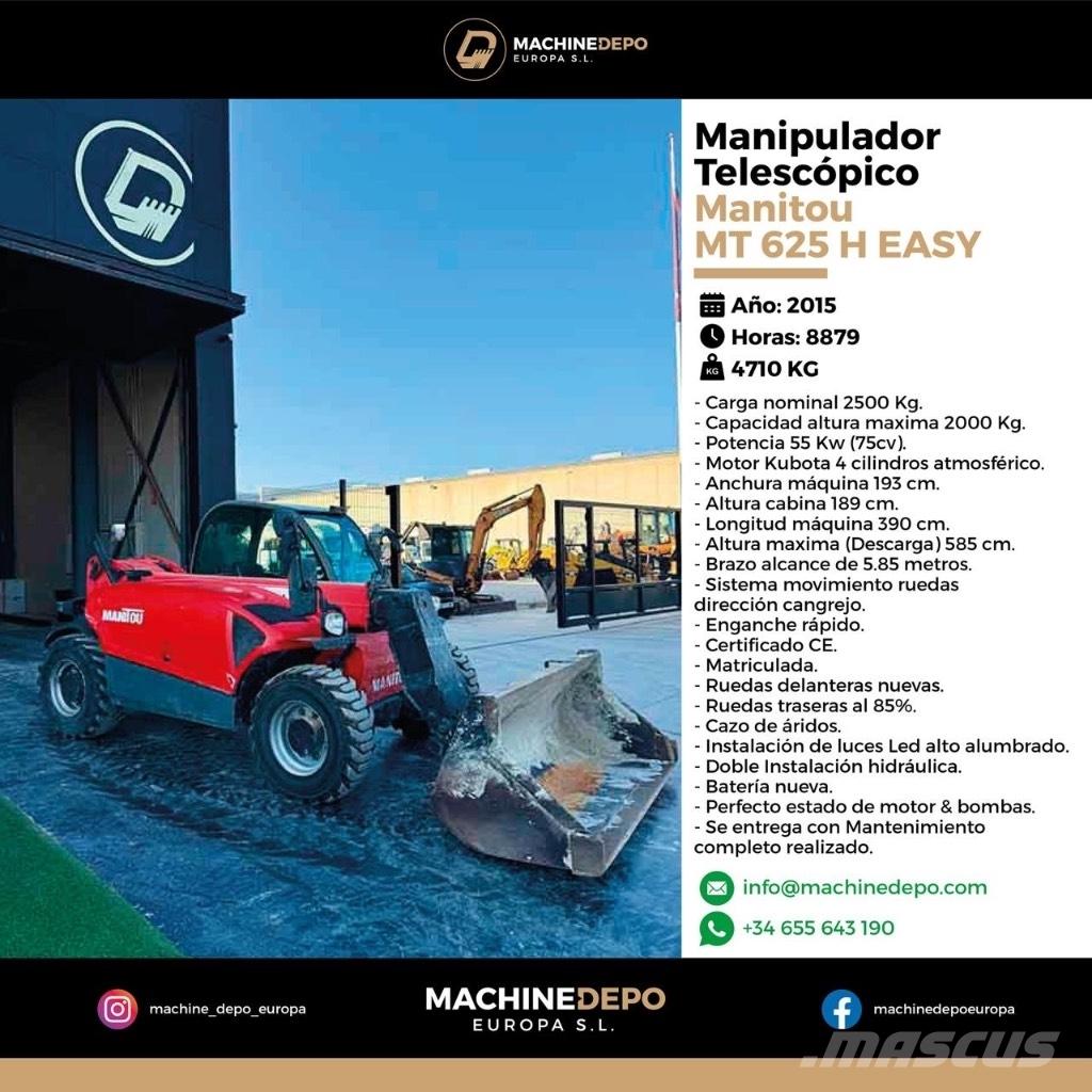 Manitou MT 625 H Teleskoplastere