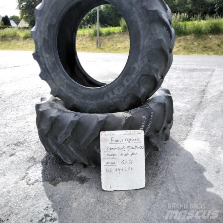 Goodyear 580/70R38 Dekk, hjul og felger