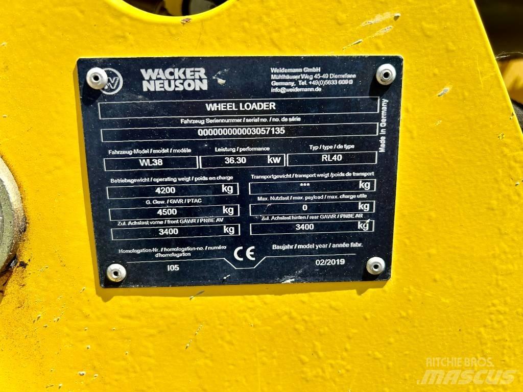 Wacker Neuson WL 38 Hjullastere