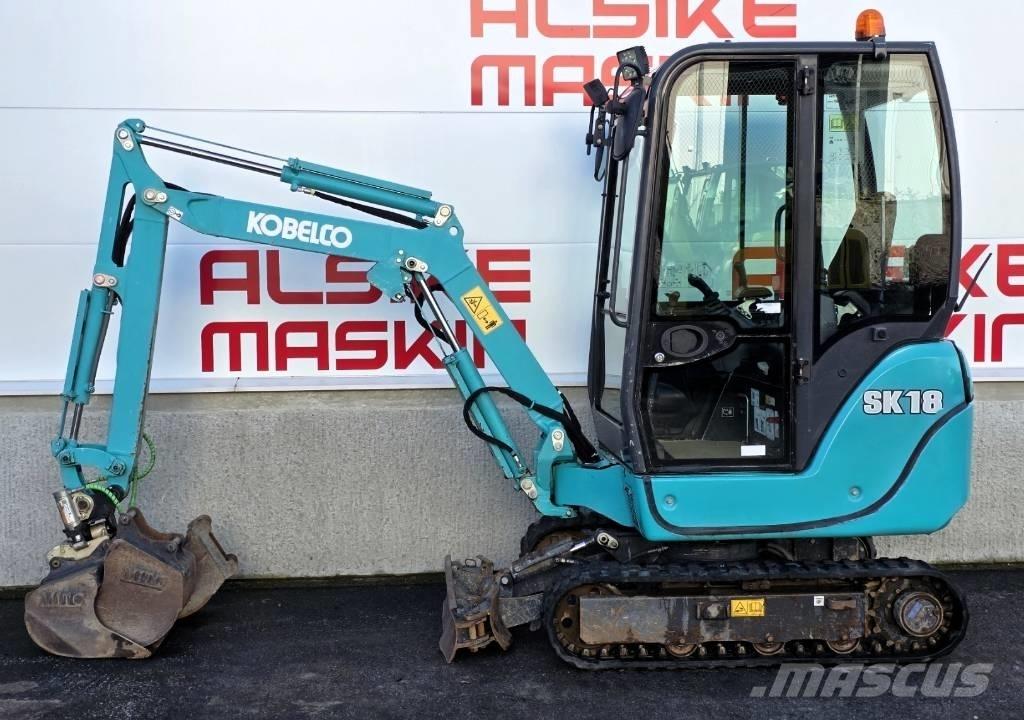 Kobelco SK 18 Minigravere <7t