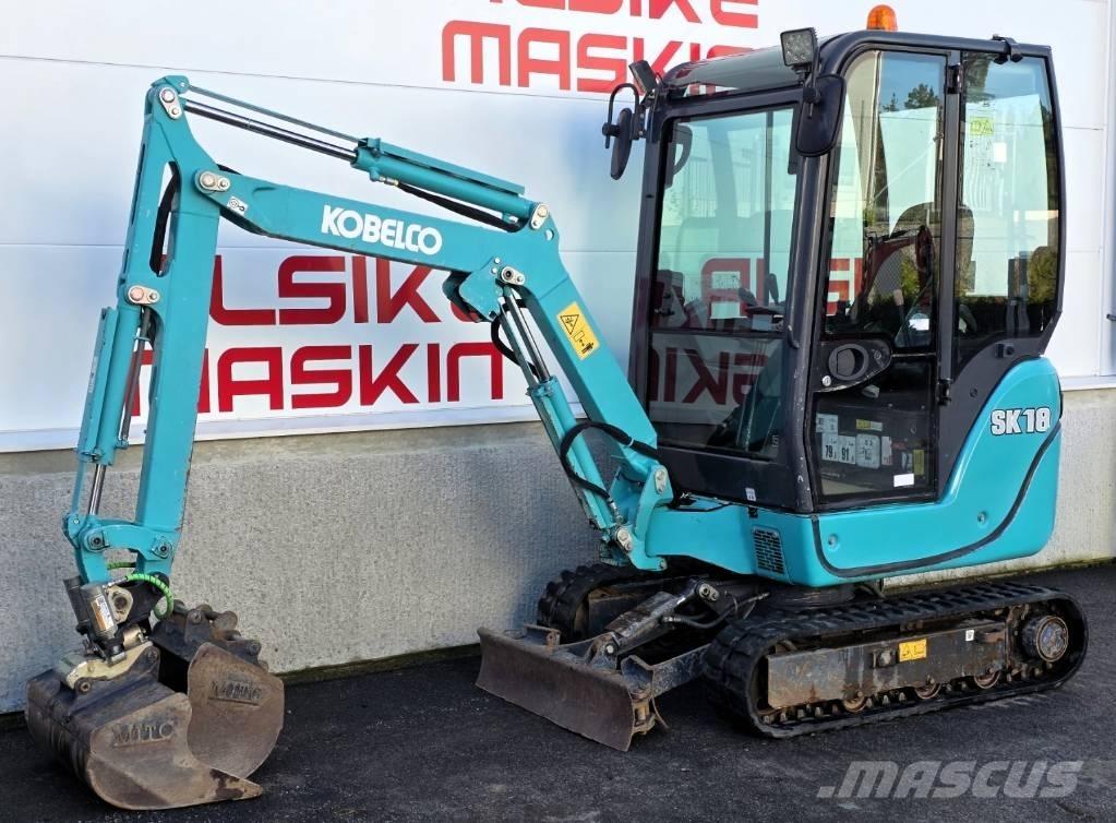 Kobelco SK 18 Minigravere <7t
