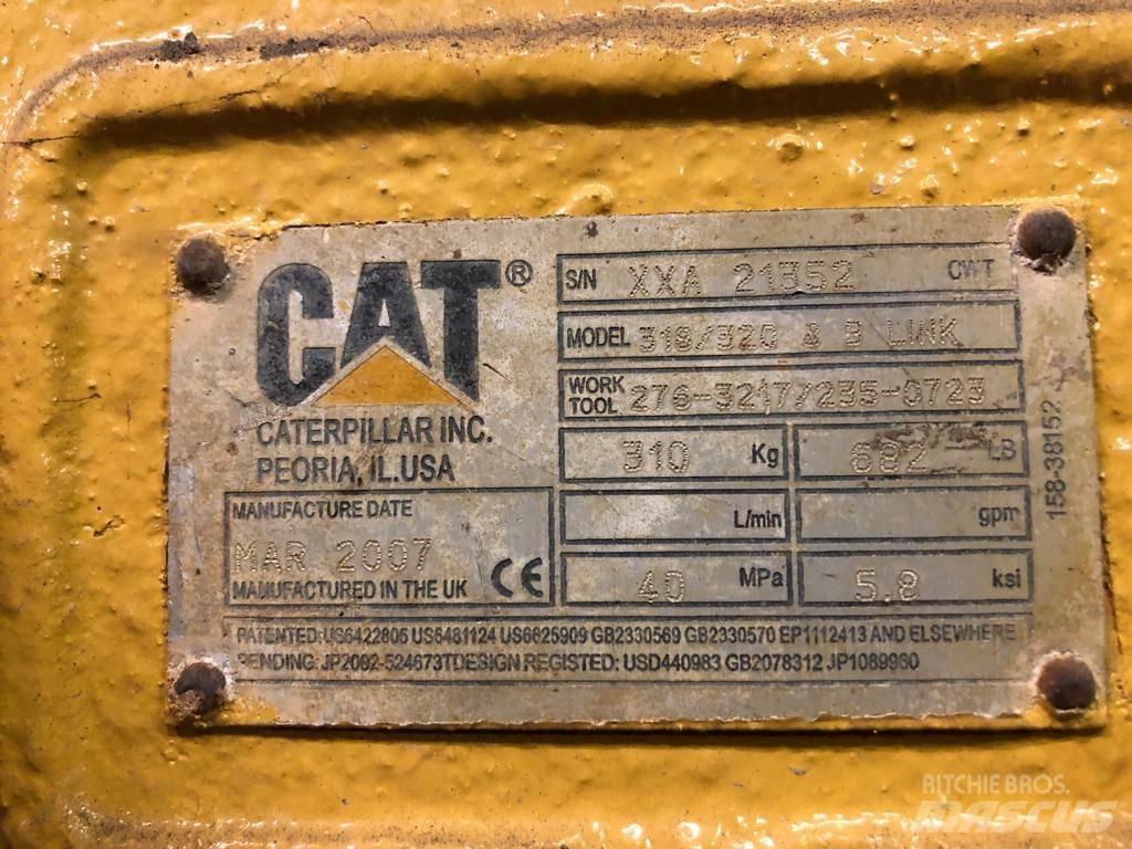 CAT 318 quick Hitch Andre komponenter
