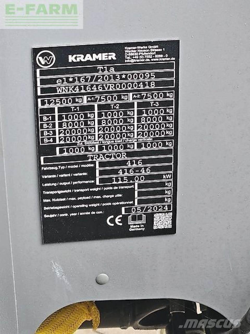 Kramer kt559 Teleskoplastere for Landbruk