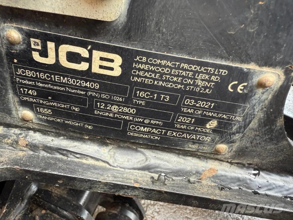 JCB 16 C-1 Minigravere <7t