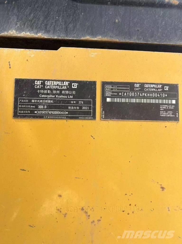CAT 374 Beltegraver