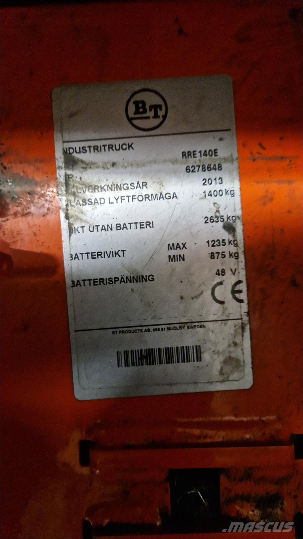 BT RRE140E Skyvemasttruck