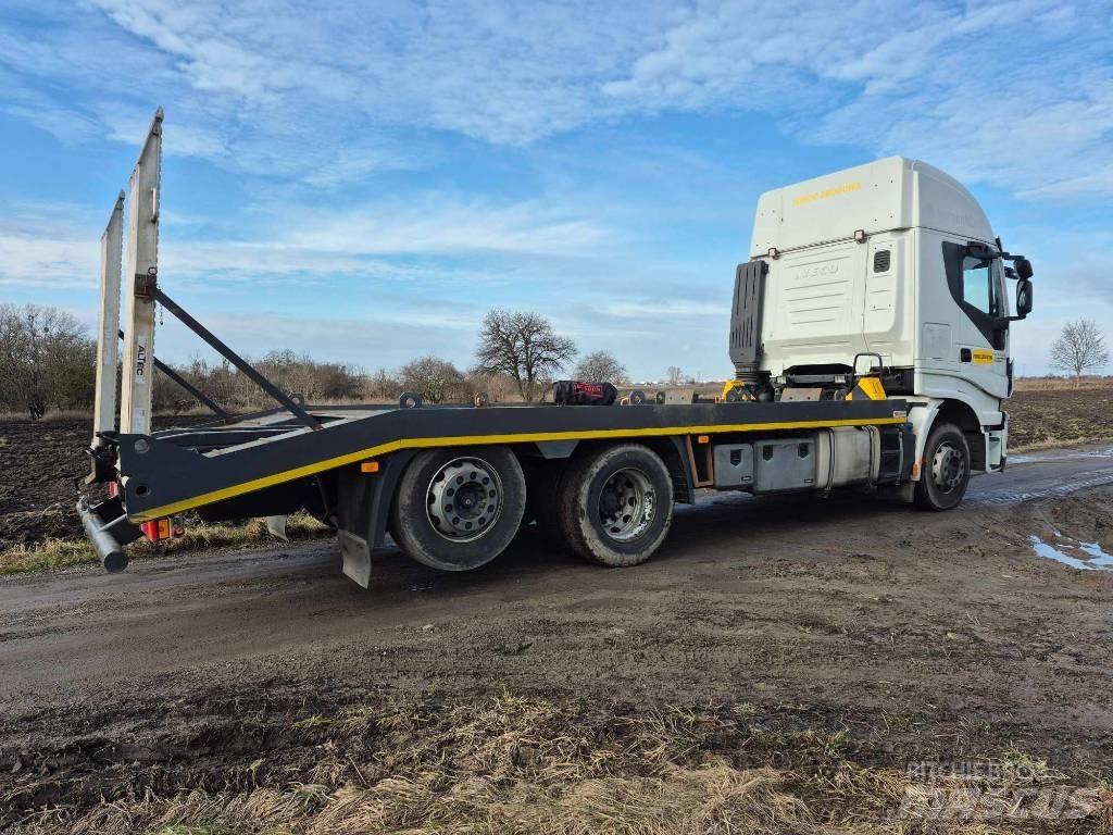 Iveco Stralis 420 Flatvogn med vinsj
