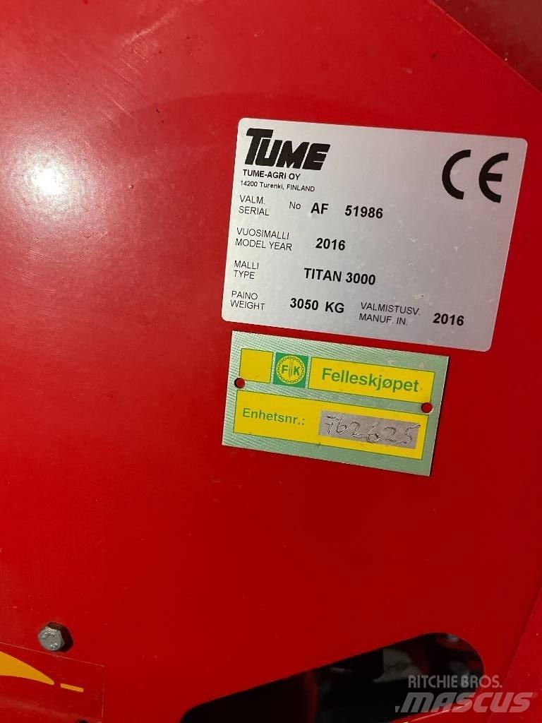 Tume Titan3000 Kombinerte såmaskiner