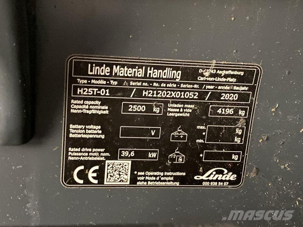 Linde H25T-01 Propan trucker